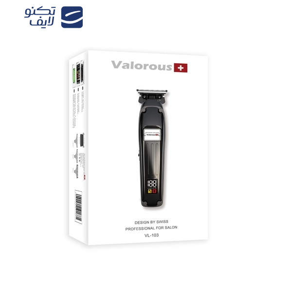 ماشین اصلاح موی سر و صورت شارژِی والوروس مدل VL-103 ماشین اصلاح موی سر و صورت شارژِی والوروس مدل VL-103