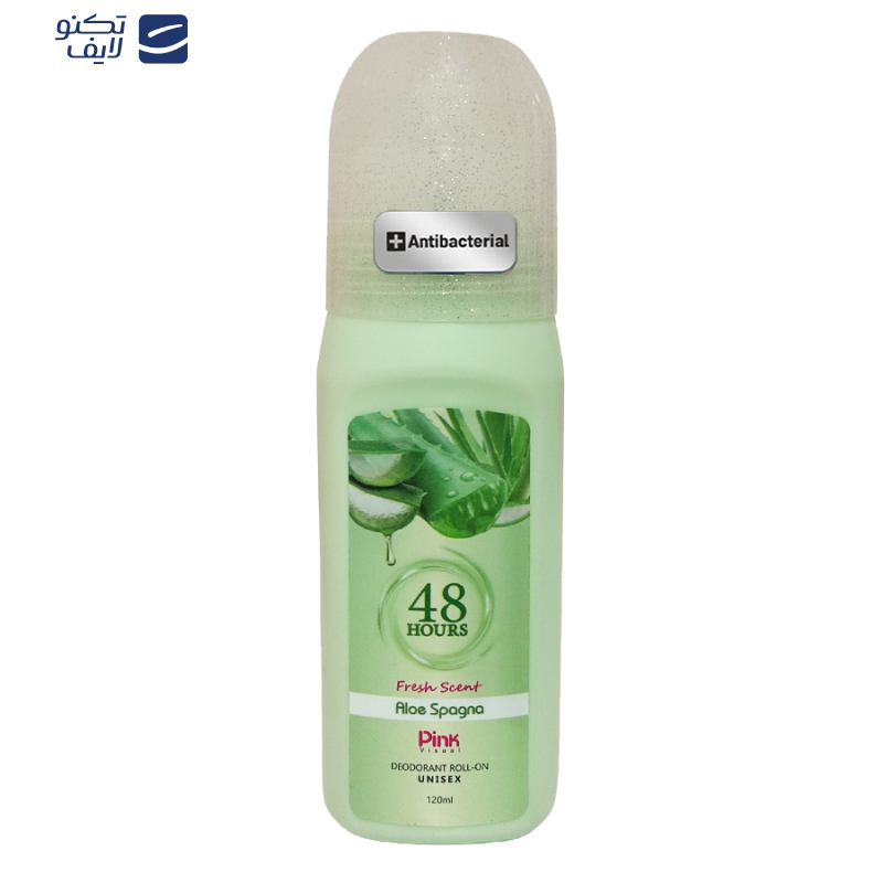 رول دئودورانت پینک ویژوآل مدل Aloe spogna حجم 120 میلیلیتر رول دئودورانت پینک ویژوآل مدل Aloe spogna حجم 120 میلیلیتر