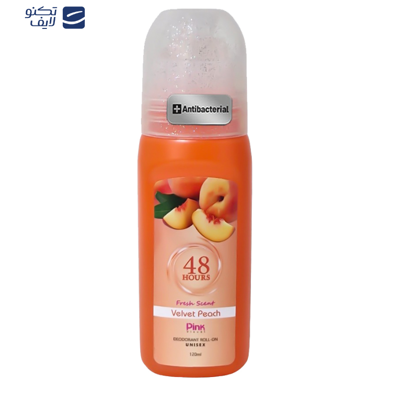 رول دئودورانت پینک ویژوآل مدل Velvet peach حجم 120 میلیلیتر رول دئودورانت پینک ویژوآل مدل Velvet peach حجم 120 میلیلیتر