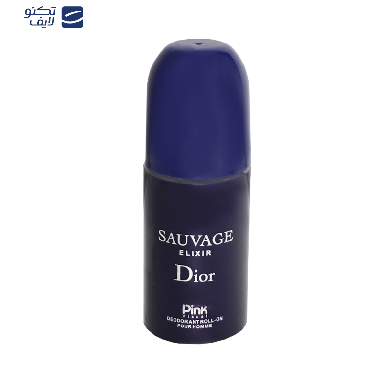 رول ضد تعریق مردانه پینک ویژوآل مدل Sauvage dior Elixir حجم 60 میلی لیتر رول ضد تعریق مردانه پینک ویژوآل مدل Sauvage dior Elixir حجم 60 میلی لیتر