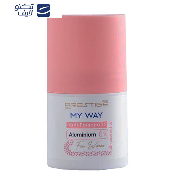 رول ضد تعریق زنانه پرستیژ مدل my way حجم 50 میلیلیتر رول ضد تعریق زنانه پرستیژ مدل my way حجم 50 میلیلیتر