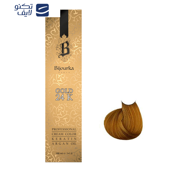 رنگ مو بیجورکا شماره 7/5 حجم 100 میلی لیتر رنگ بلوند طلایی متوسط رنگ مو بیجورکا شماره 7/5 حجم 100 میلی لیتر رنگ بلوند طلایی متوسط