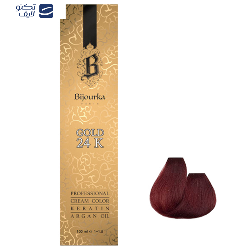 رنگ مو بیجورکا شماره 6.45 حجم 100 میلی لیتر بلوند ماهگونی تیره 