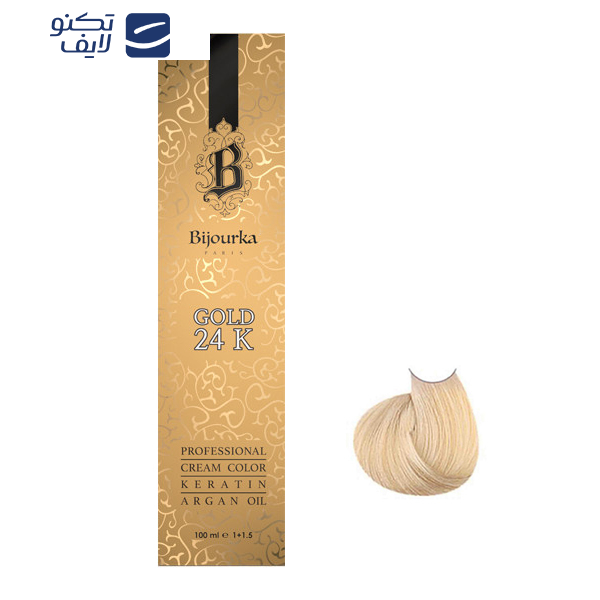 رنگ مو بیجورکا شماره 8/75 حجم 100 میلی لیتر رنگ کاپوچینوی خیلی روشن