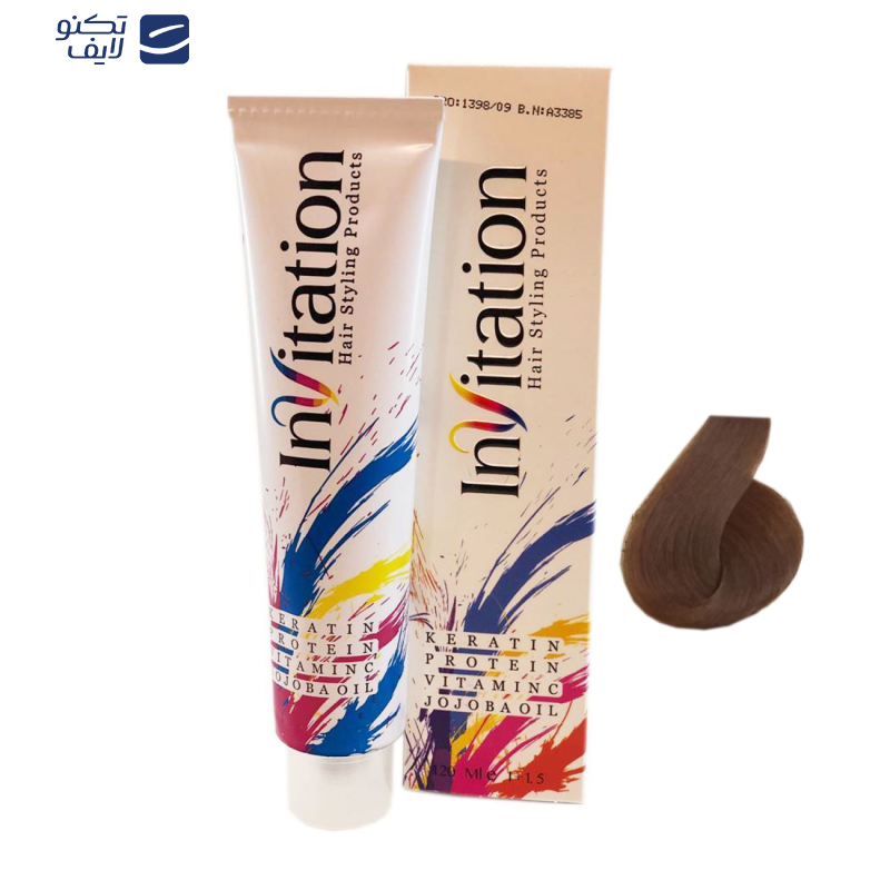 رنگ مو اینویتیشن شماره Cl.6 حجم 120 میلی لیتر رنگ دارچینی متوسط رنگ مو اینویتیشن شماره Cl.6 حجم 120 میلی لیتر رنگ دارچینی متوسط
