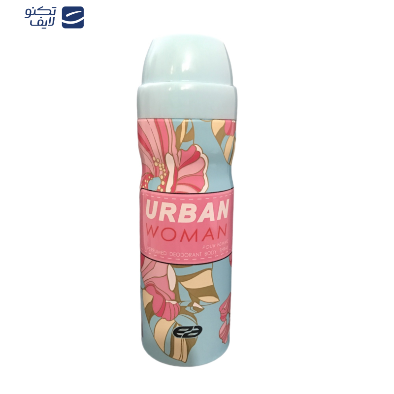 اسپری بدن زنانه عماد آرا مدل URBAN حجم 200 میلی لیتر اسپری بدن زنانه عماد آرا مدل URBAN حجم 200 میلی لیتر