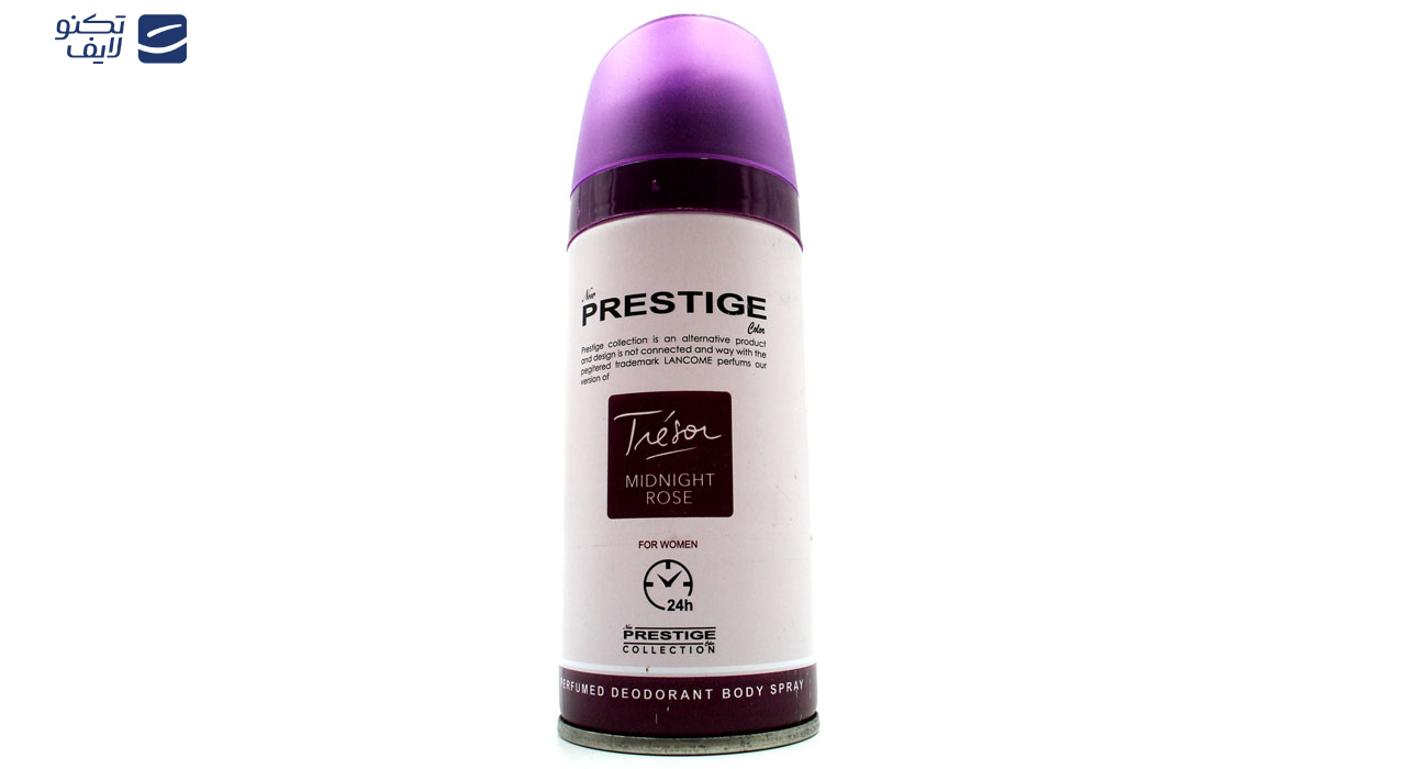 اسپری خوشبو کننده بدن زنانه پرستیژ مدل Tresor Midnight Rose حجم 150 میلی لیتر