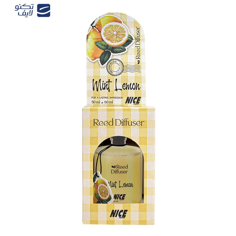 خوشبوکننده هوا نایس پاپت مدل Mint Lemon با رایحه لیمو حجم 50 میلی لیتر 