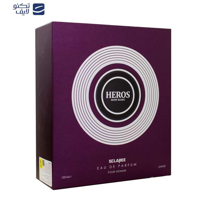 ادو پرفیوم مردانه اسکلاره مدل HEROS حجم 100 میلی لیتر