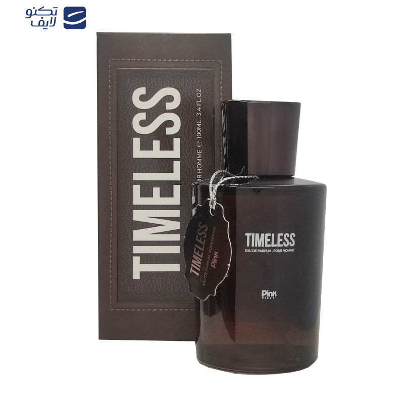 ادو پرفیوم مردانه پینک ویژوآل مدل Timeless با رایحه خنک حجم 100 میلی لیتر ادو پرفیوم مردانه پینک ویژوآل مدل Timeless با رایحه خنک حجم 100 میلی لیتر