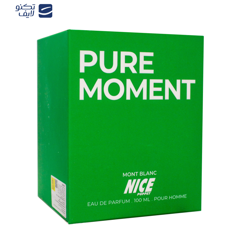 ادو پرفیوم مردانه نایس پاپت مدل Mont Blanc Pure Moment حجم 100 میلی لیتر ادو پرفیوم مردانه نایس پاپت مدل Mont Blanc Pure Moment حجم 100 میلی لیتر