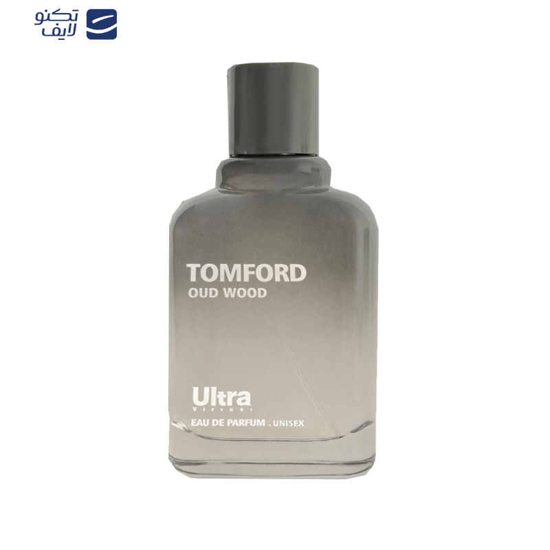 ادو پرفیوم مردانه اولترا ویرچوآل مدل Tomford Oud Wood با رایحه گرم حجم 100 میلی لیتر ادو پرفیوم مردانه اولترا ویرچوآل مدل Tomford Oud Wood با رایحه گرم حجم 100 میلی لیتر