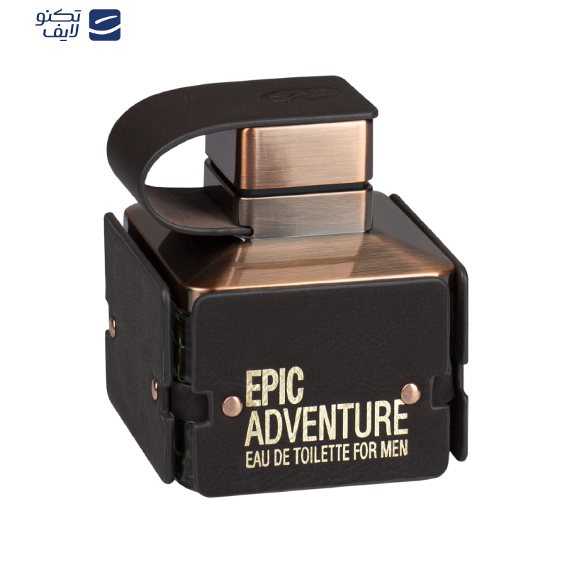 ادو تویلت مردانه عماد آرا مدل Epic Adventure حجم 100 میلی لیتر