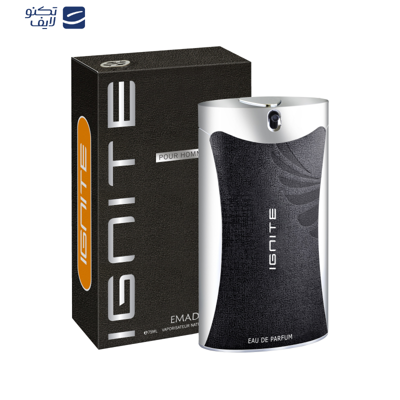 ادو پرفیوم مردانه عماد آرا مدل IGNITE حجم 75 میلی لیتر