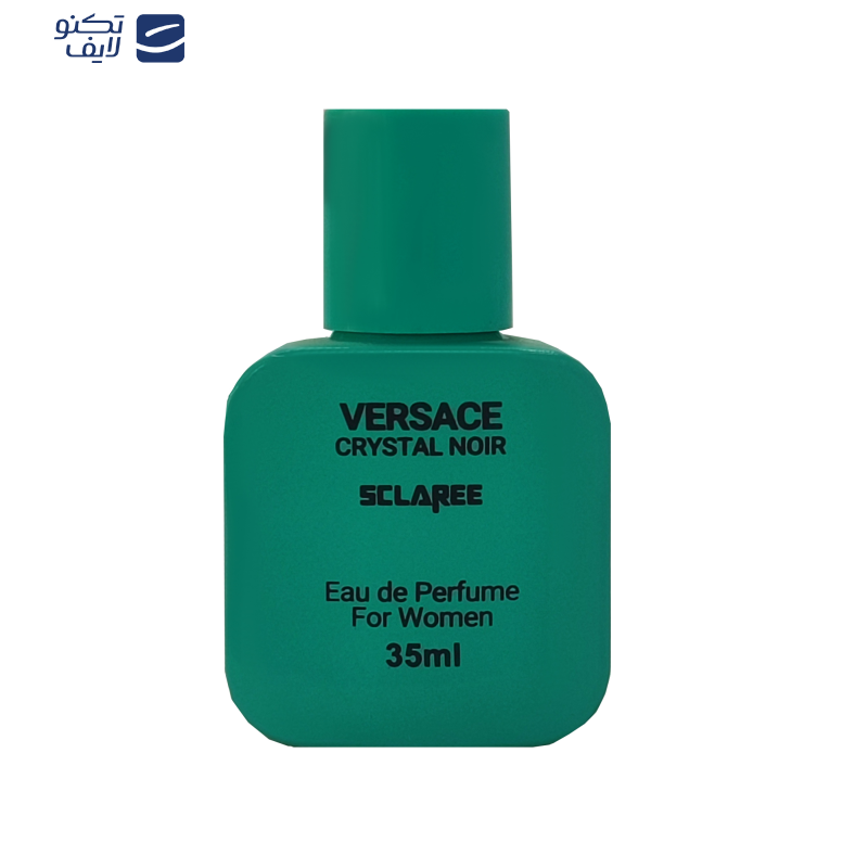 عطر جیبی زنانه اسکلاره مدل Versace Crystal Noir با رایحه شیرین حجم 35 میلیلیتر عطر جیبی زنانه اسکلاره مدل Versace Crystal Noir با رایحه شیرین حجم 35 میلیلیتر