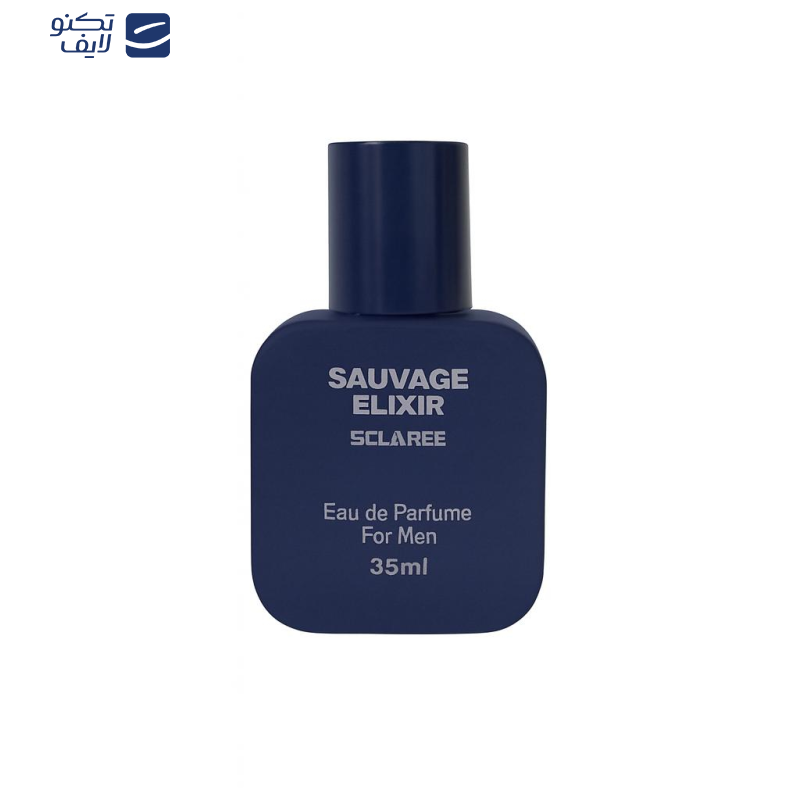 عطر جیبی مردانه اسکلاره مدل Sauvage Elixir با رایحه تلخ حجم 35 میلیلیتر عطر جیبی مردانه اسکلاره مدل Sauvage Elixir با رایحه تلخ حجم 35 میلیلیتر