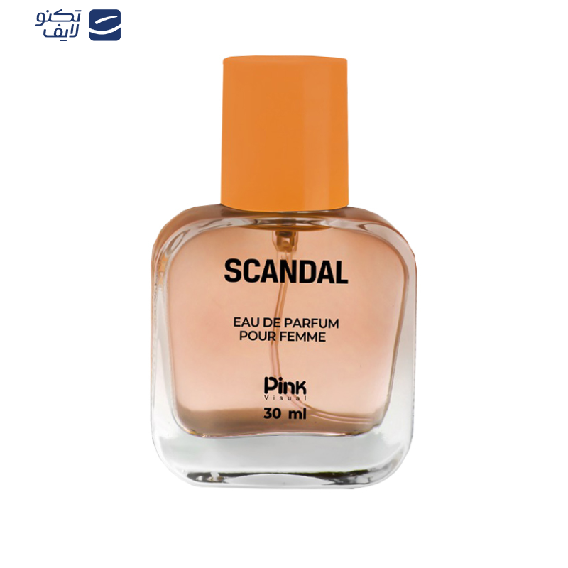 عطر جیبی زنانه پینک ویژوآل مدل Scandal با رایحه شیرین حجم 30 میلیلیتر عطر جیبی زنانه پینک ویژوآل مدل Scandal با رایحه شیرین حجم 30 میلیلیتر