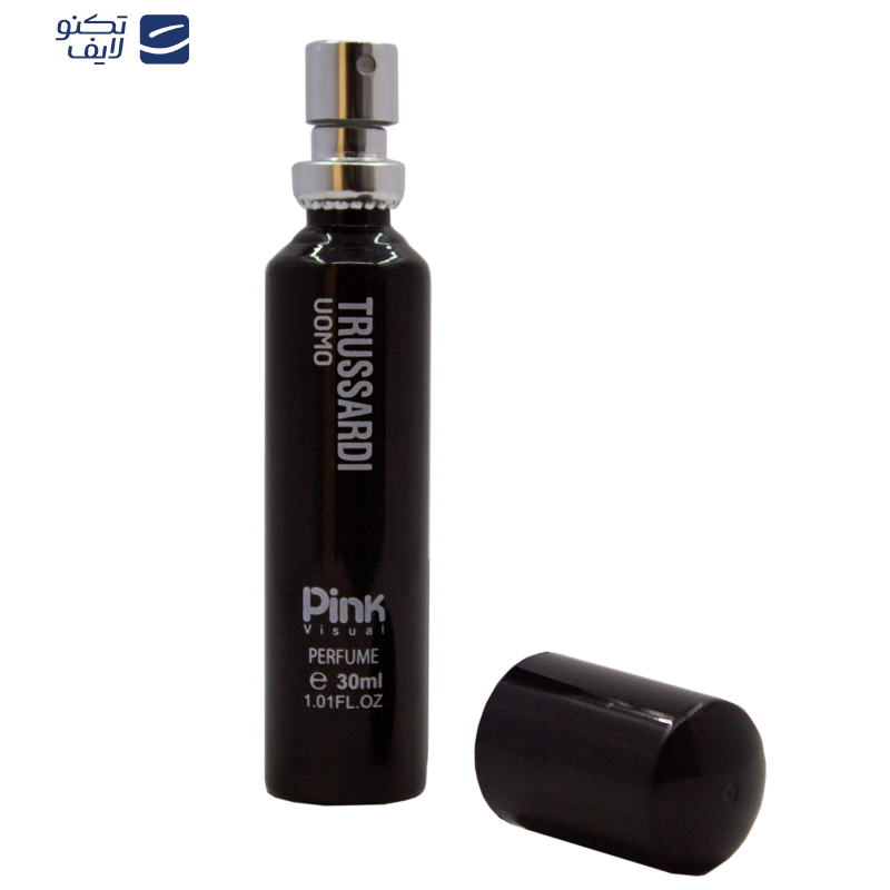 عطر جیبی مردانه پینک ویژوال مدل Trussardi Uomo حجم 30 میلی لیتر عطر جیبی مردانه پینک ویژوال مدل Trussardi Uomo حجم 30 میلی لیتر