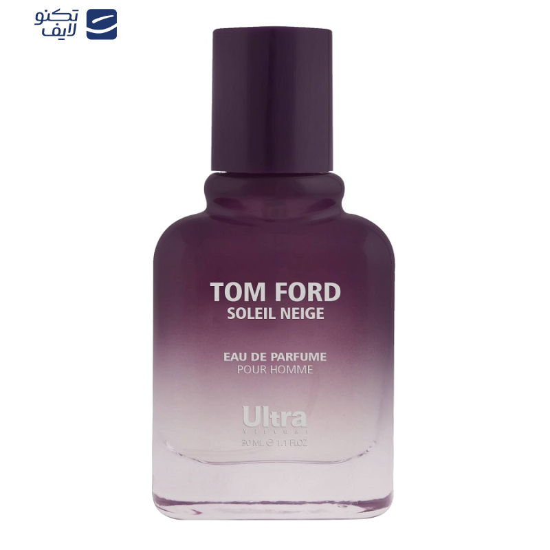 عطر جیبی مردانه اولترا ویرچوال مدل Tomford Soliel Neige حجم 30 میلی لیتر عطر جیبی مردانه اولترا ویرچوال مدل Tomford Soliel Neige حجم 30 میلی لیتر