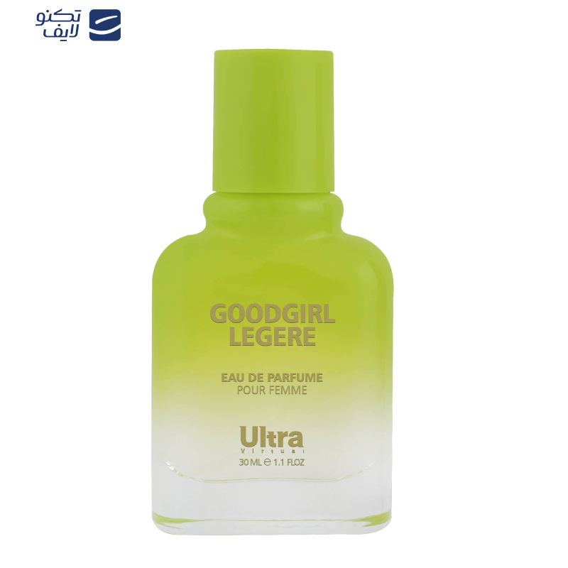 عطر جیبی زنانه اولترا ویرچوال مدل Good Girl Leger حجم 30 میلی لیتر عطر جیبی زنانه اولترا ویرچوال مدل Good Girl Leger حجم 30 میلی لیتر