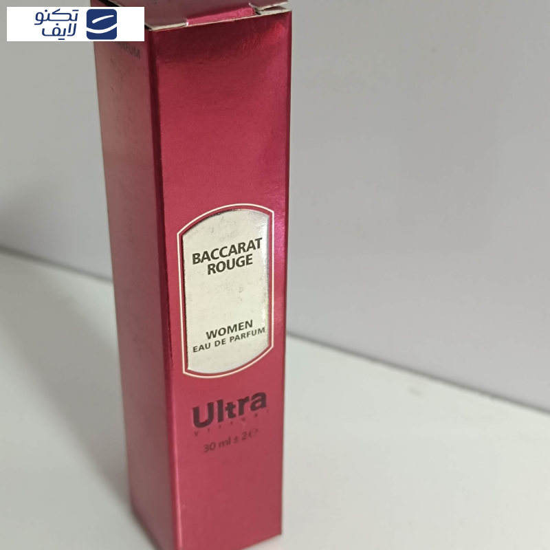 عطر جیبی زنانه اولترا ویرچوآل مدل Baccarat Rouge با رایحه گرم حجم 30 میلیلیتر عطر جیبی زنانه اولترا ویرچوآل مدل Baccarat Rouge با رایحه گرم حجم 30 میلیلیتر