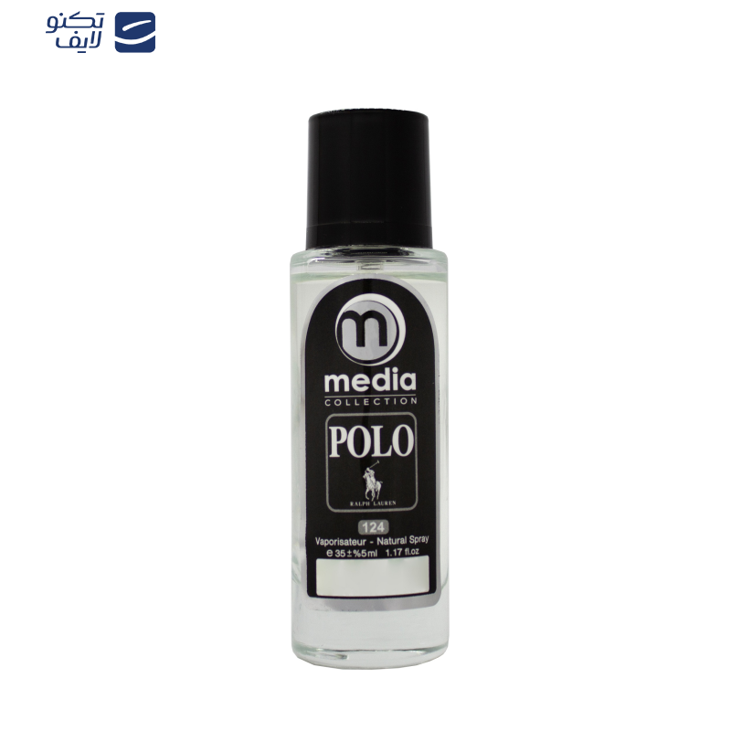 عطر جیبی مردانه مدیا مدل Polo Black حجم 35 میلی لیتر عطر جیبی مردانه مدیا مدل Polo Black حجم 35 میلی لیتر