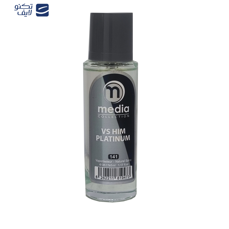 عطر جیبی مردانه مدیا مدل Platinum حجم 35 میلی لیتر عطر جیبی مردانه مدیا مدل Platinum حجم 35 میلی لیتر