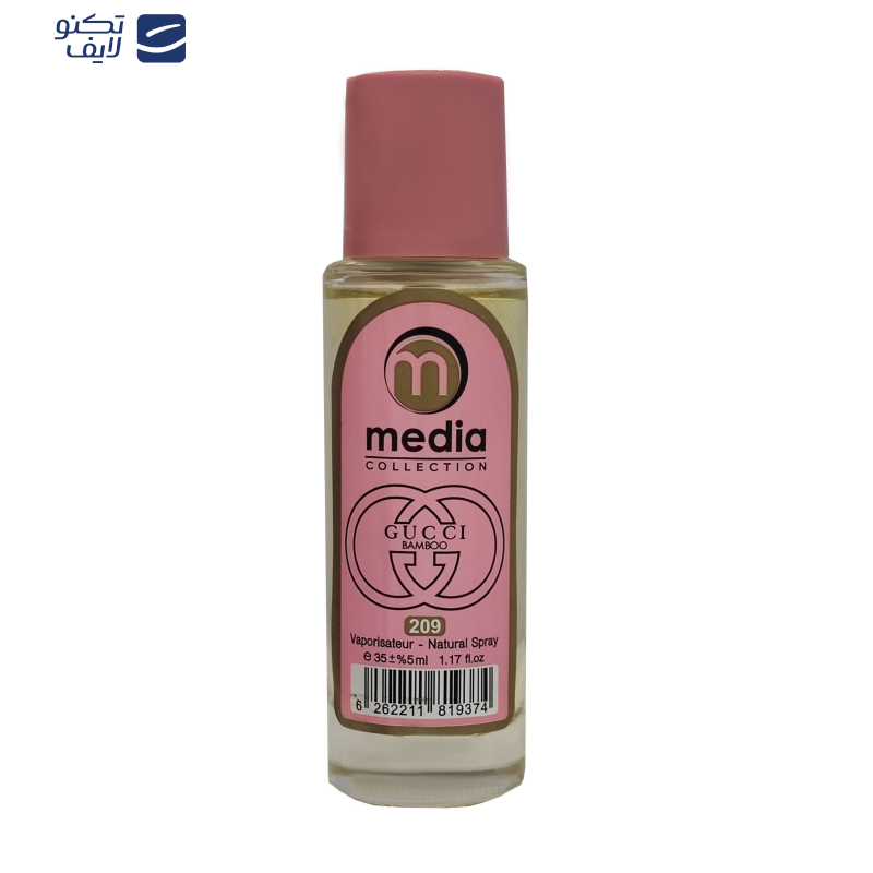 عطر جیبی زنانه مدیا مدل Cucci Bamboo با رایحه شیرین حجم 35 میلیلیتر عطر جیبی زنانه مدیا مدل Cucci Bamboo با رایحه شیرین حجم 35 میلیلیتر