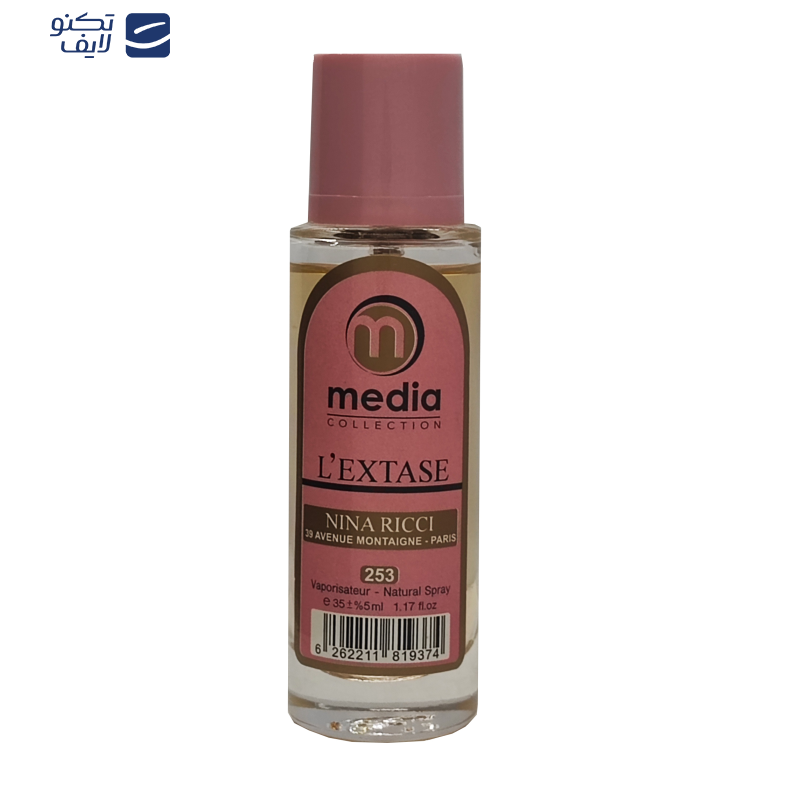 عطر جیبی زنانه مدیا مدل Nina ricci lextase حجم 35 میلی لیتر عطر جیبی زنانه مدیا مدل Nina ricci lextase حجم 35 میلی لیتر