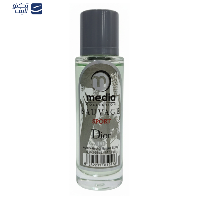 عطر جیبی مردانه مدیا مدل ساواج اسپرت با رایحه خنک حجم 35 میلیلیتر عطر جیبی مردانه مدیا مدل ساواج اسپرت با رایحه خنک حجم 35 میلیلیتر