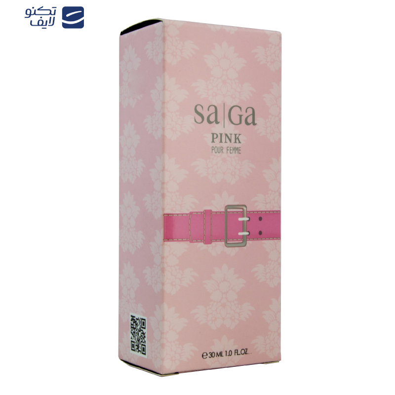 عطر جیبی زنانه عماد آرا مدل Saga Pink حجم 30 میلی لیتر عطر جیبی زنانه عماد آرا مدل Saga Pink حجم 30 میلی لیتر