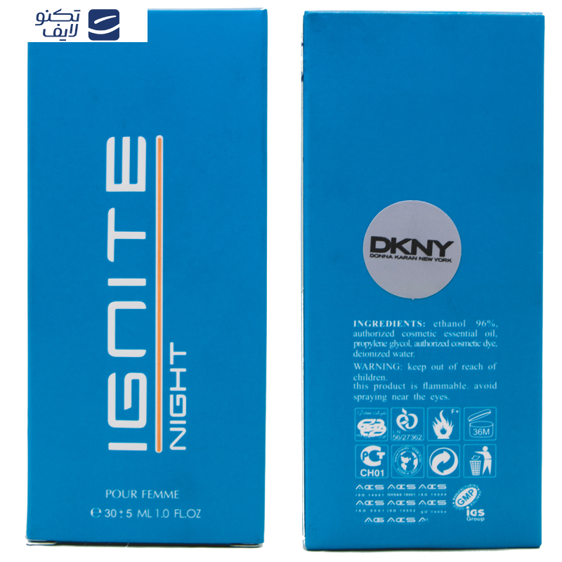 عطر جیبی زنانه عماد آرا مدل IGNITE Night حجم 30 میلی لیتر عطر جیبی زنانه عماد آرا مدل IGNITE Night حجم 30 میلی لیتر