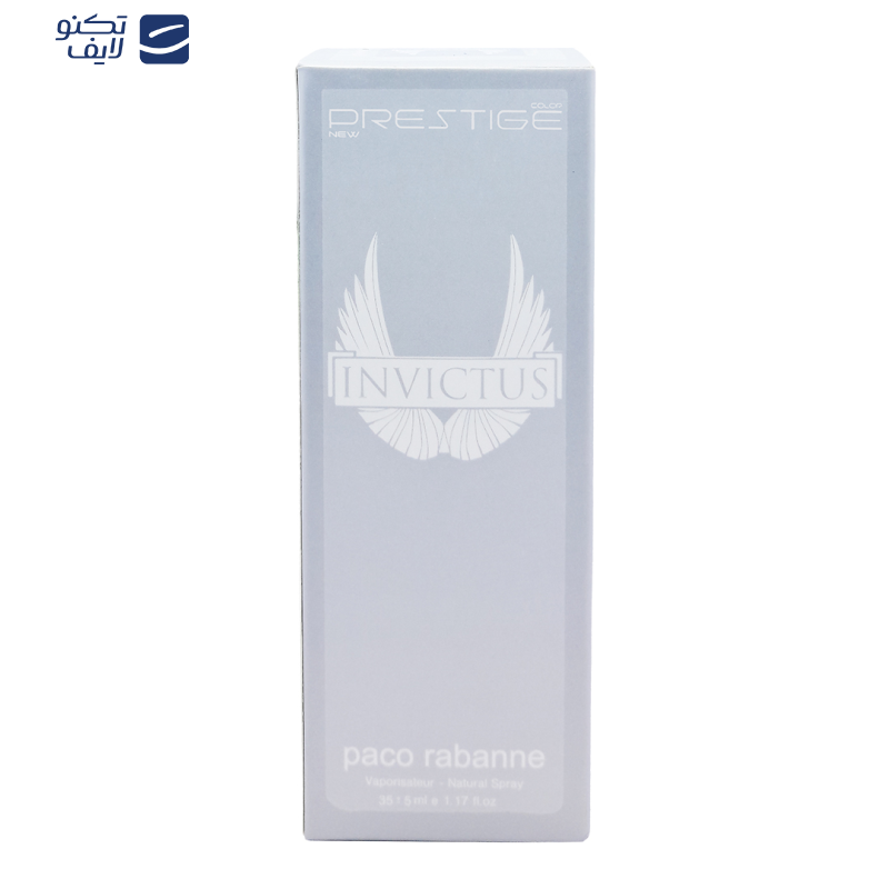 ادوپرفیوم نیو پرستیژ کالر مدل Paco Rabanne Invictus حجم 35 میلی‌لیتر