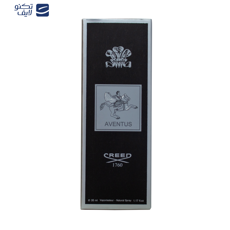 عطر جیبی مردانه  نیو پرستیژ کالر مدل Aventus حجم 35 میلی لیتر