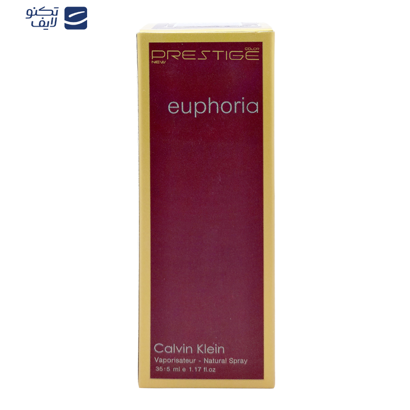 ادوپرفیوم نیو پرستیژ کالر مدل Ck Euphoria حجم 35 میلی‌لیتر