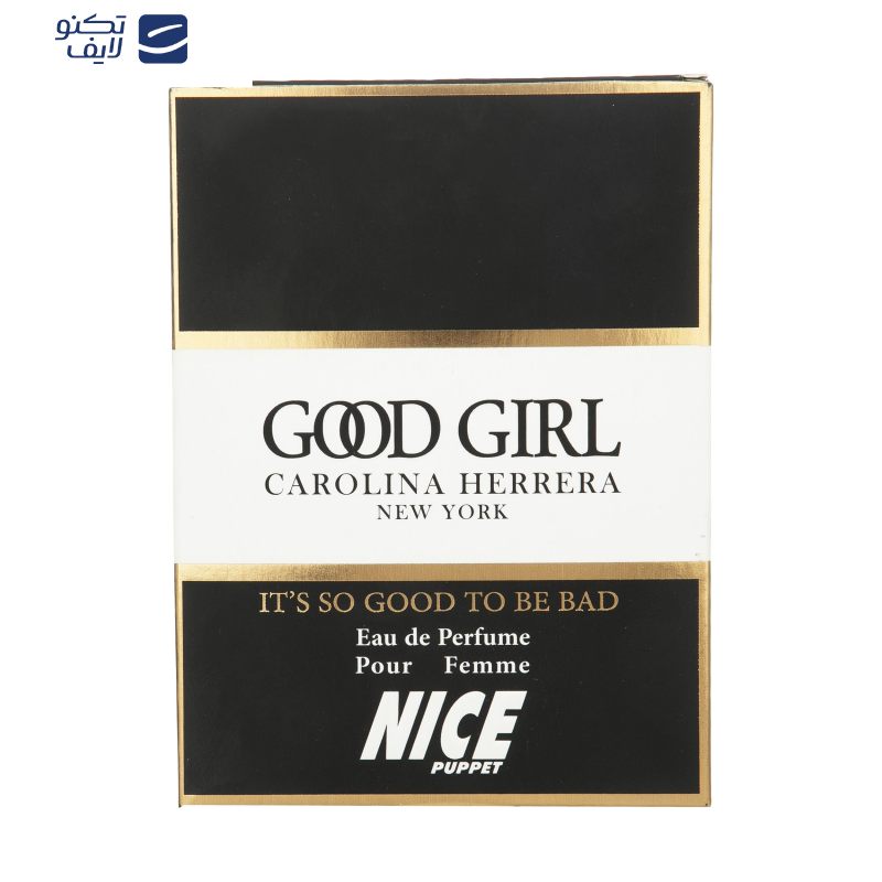 ادوپرفیوم زنانه نایس پاپت مدل Good Girl با رایحه گرم حجم 85 میلیلیتر ادوپرفیوم زنانه نایس پاپت مدل Good Girl با رایحه گرم حجم 85 میلیلیتر