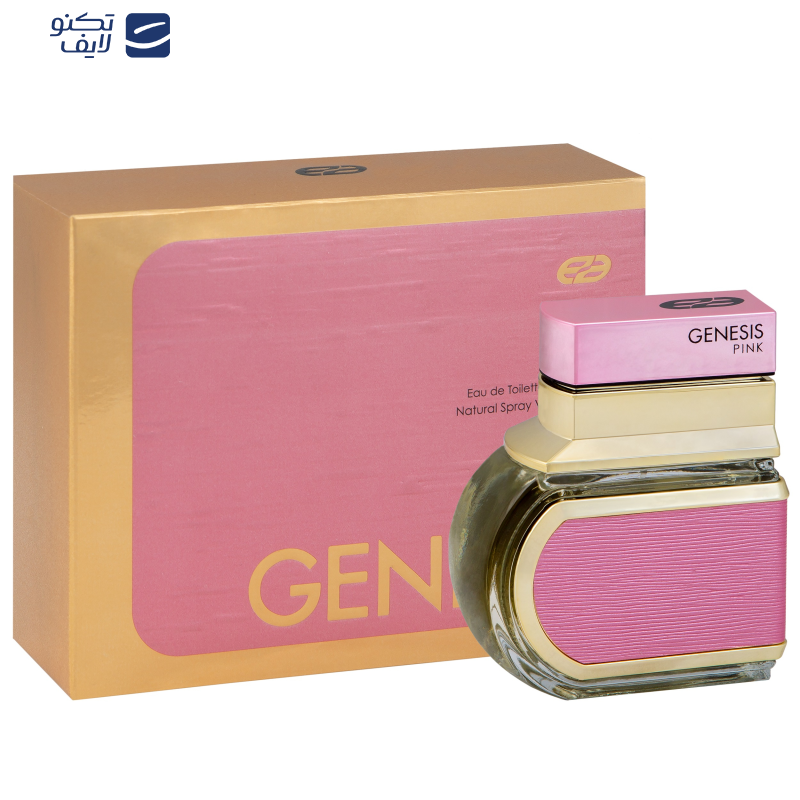 ادو تویلت زنانه عماد آرا مدل Genesis Pink حجم 100 میلی لیتر ادو تویلت زنانه عماد آرا مدل Genesis Pink حجم 100 میلی لیتر