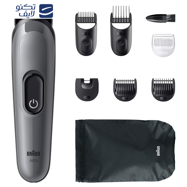 ماشین اصلاح موی صورت شارژی براون مدل AIO3540 ماشین اصلاح موی صورت شارژی براون مدل AIO3540