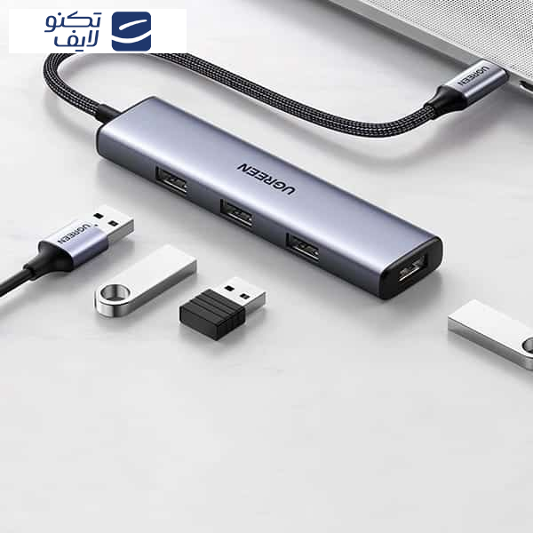 هاب 4 پورت USB یوگرین مدل CM473 کد 15395 هاب 4 پورت USB یوگرین مدل CM473 کد 15395