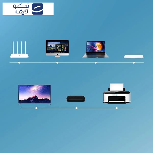 کابل شبکه Cat6 UTP یوگرین مدل NW102-20170 طول 50 متر
