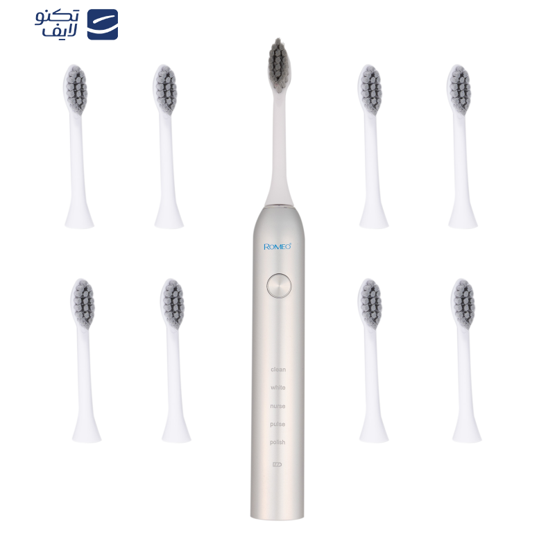 مسواک برقی رومئو مدل Rm-1111 به همراه ۸ سری یدک مسواک برقی رومئو مدل Rm-1111 به همراه ۸ سری یدک