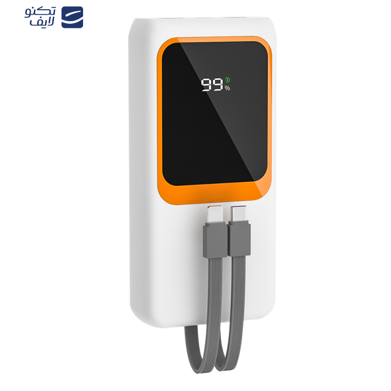 پاوربانک پی زد ایکس مدل V27 Fast Charging 22.5W Cabled ظرفیت 20000 میلی آمپر ساعت پاوربانک پی زد ایکس مدل V27 Fast Charging 22.5W Cabled ظرفیت 20000 میلی آمپر ساعت