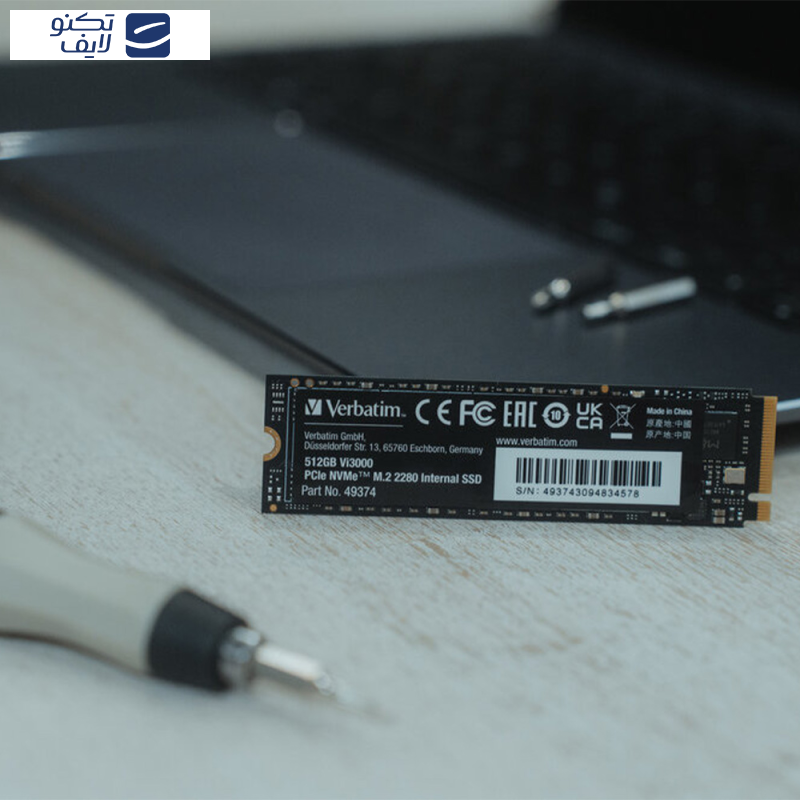 اس اس دی اینترنال PCIe Gen3 x4 ورباتیم مدل Vi3000 ظرفیت 512 گیگابایت