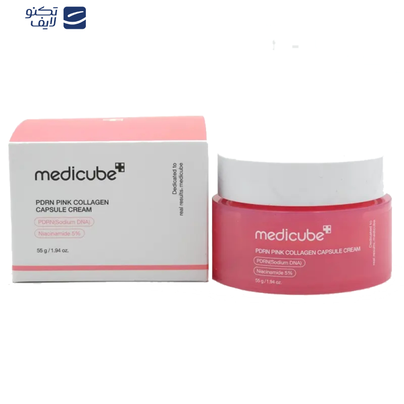رم کپسولی مرطوب کننده صورت مدیکیوب مدل pdrn pink collagen capsule مناسب برای انواع پوست حجم 55 میلی لیتر رم کپسولی مرطوب کننده صورت مدیکیوب مدل pdrn pink collagen capsule مناسب برای انواع پوست حجم 55 میلی لیتر