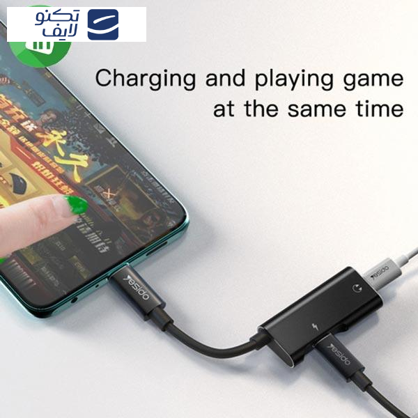مبدل 1 به 2 USB-C یسیدو مدل YAU23 مبدل 1 به 2 USB-C یسیدو مدل YAU23