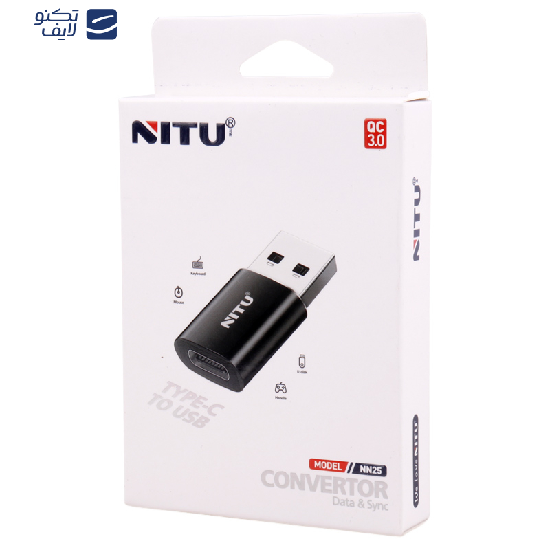 مبدل USB-C به USB نیتو مدل NN25 مبدل USB-C به USB نیتو مدل NN25