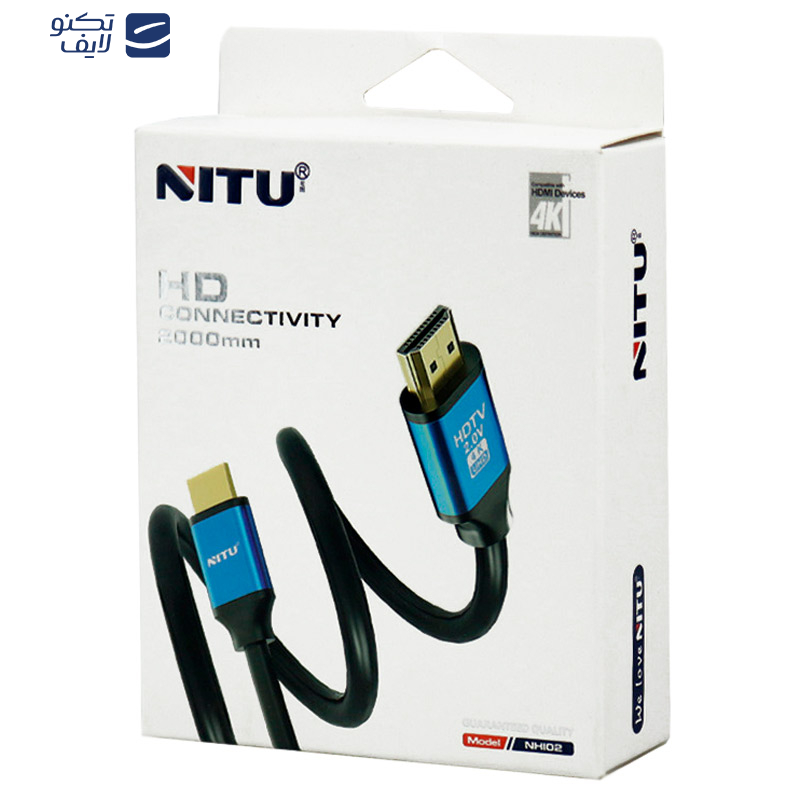 کابل HDMI نیتو مدل NHI02 طول 2 متر کابل HDMI نیتو مدل NHI02 طول 2 متر