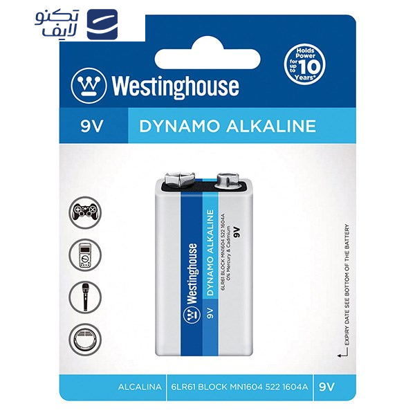 باتری کتابی وستینگ هاوس مدل Dynamo Alkaline باتری کتابی وستینگ هاوس مدل Dynamo Alkaline