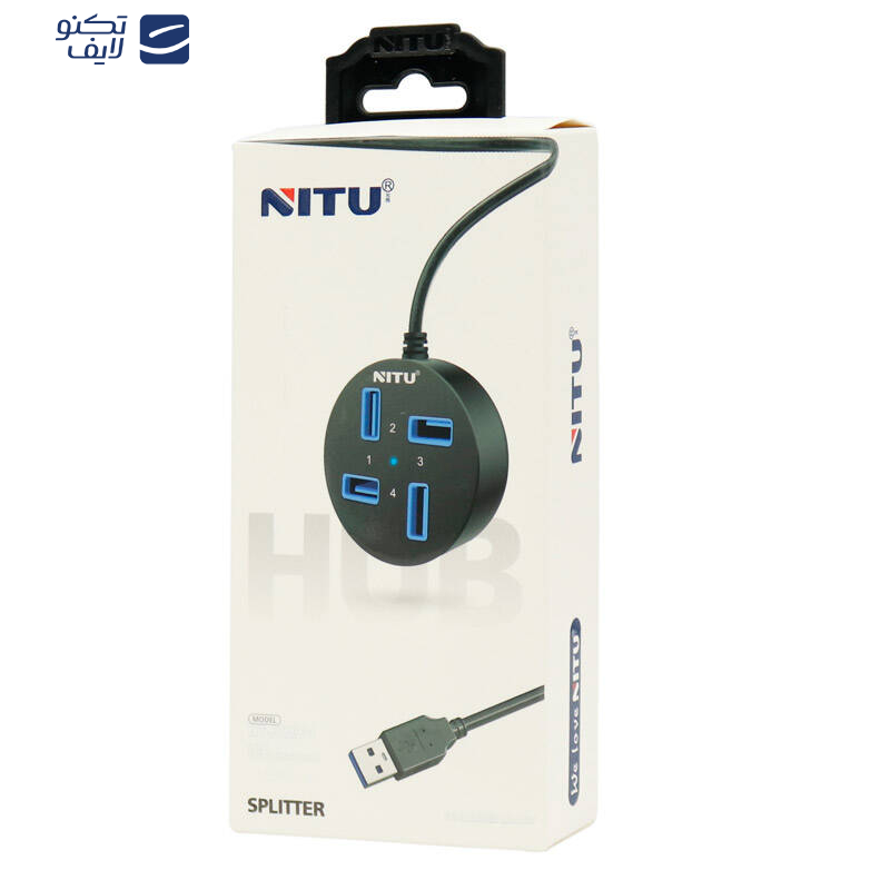 هاب 4 پورت USB 2.0 نیتو مدل NT-HUB01 هاب 4 پورت USB 2.0 نیتو مدل NT-HUB01