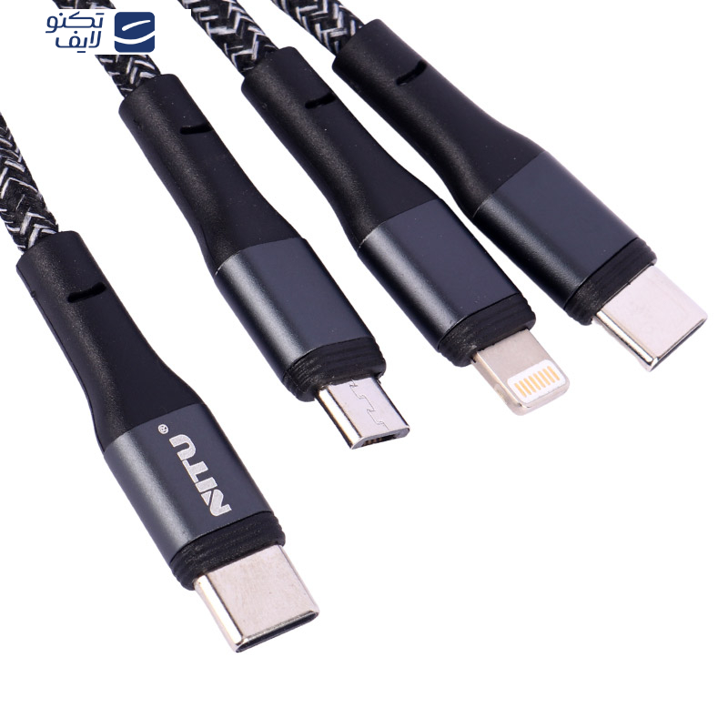 کابل تبدیل USB به USB-C / microUSB / لایتنینگ نیتو مدل NC206G طول 1.20 متر کابل تبدیل USB به USB-C / microUSB / لایتنینگ نیتو مدل NC206G طول 1.20 متر